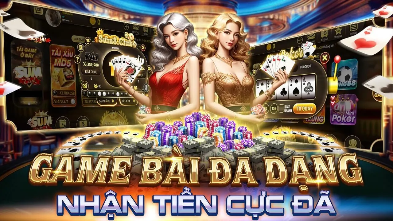 Kho game bài đổi thưởng đa dạng, chơi hoài không chán